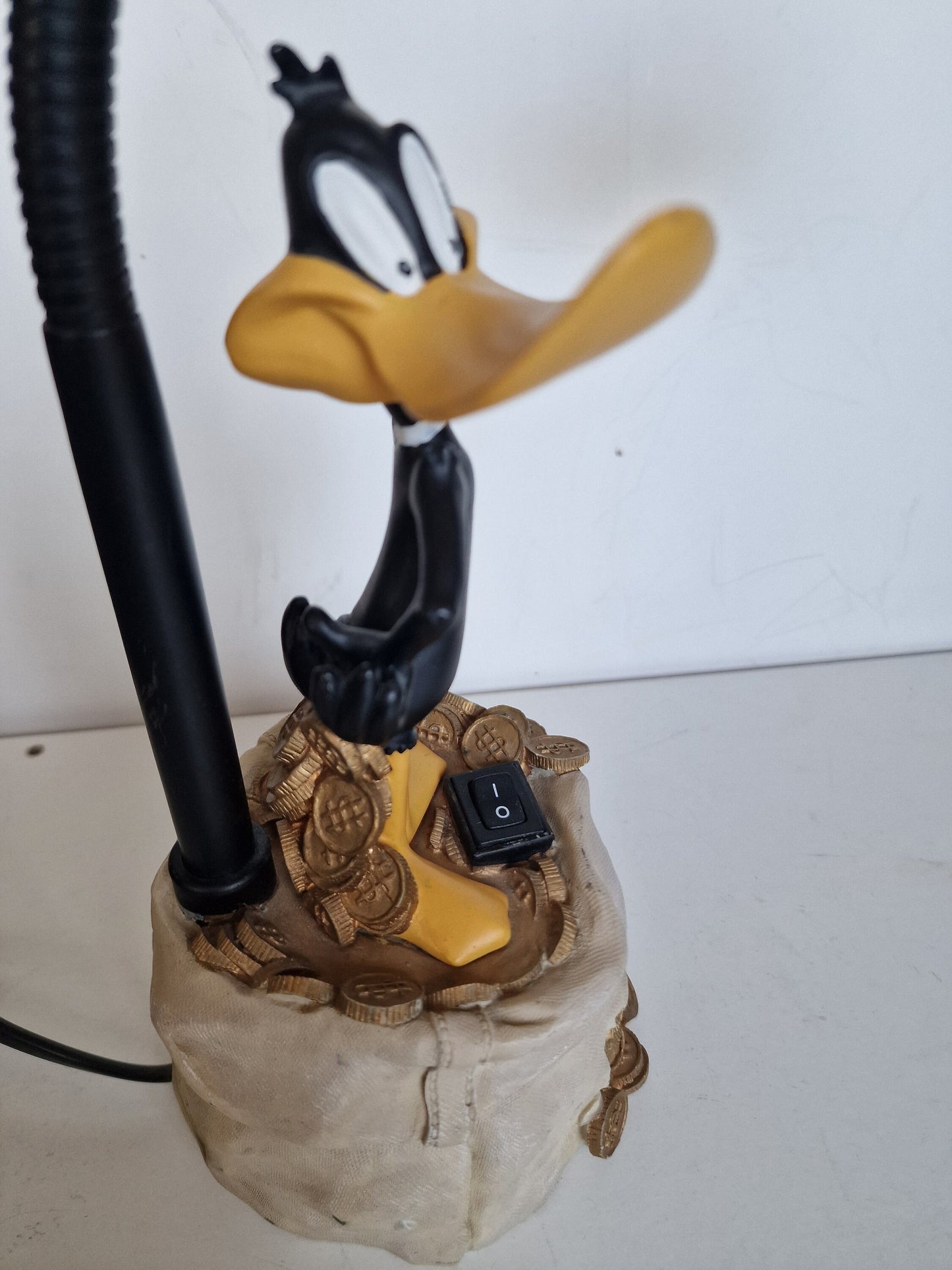 Vintage Daffy Duck Lamp, Looney Tunes Warner Bros Collector Item