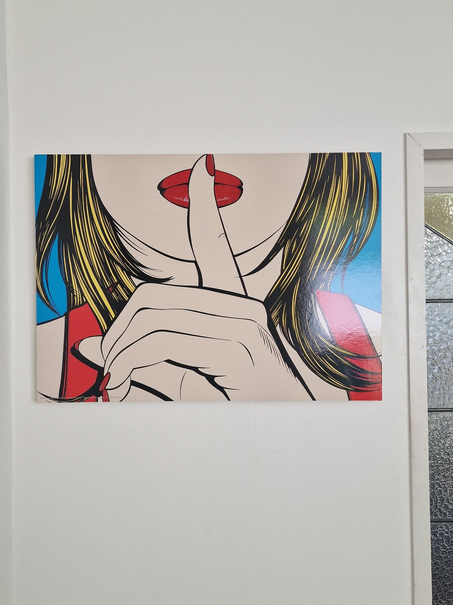 Vintage Deborah Azzopardi 'Sssshhh' Pop Art Print, 1999