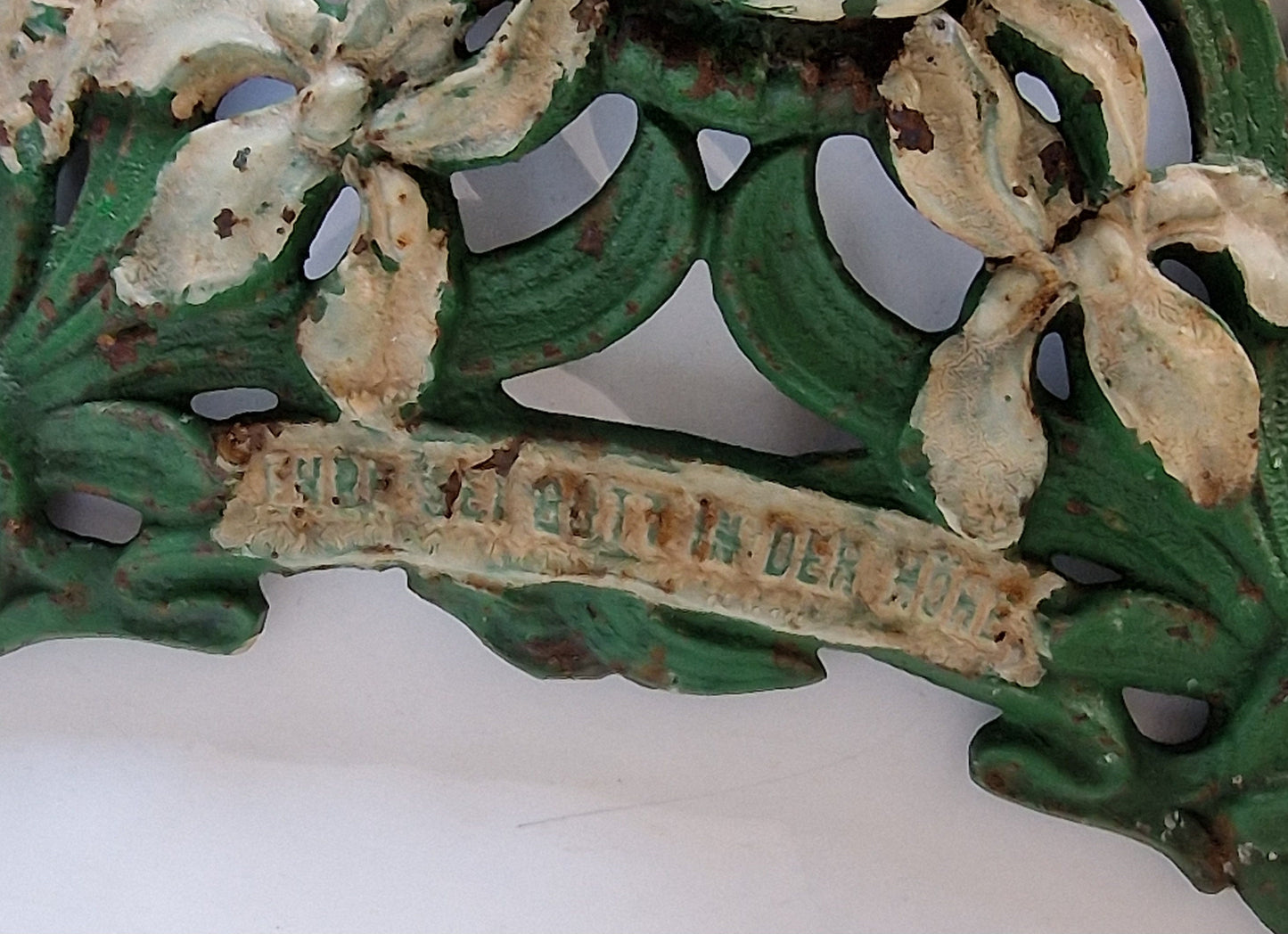 Antique Austrian Art Nouveau Cast Iron Christmas Tree Stand