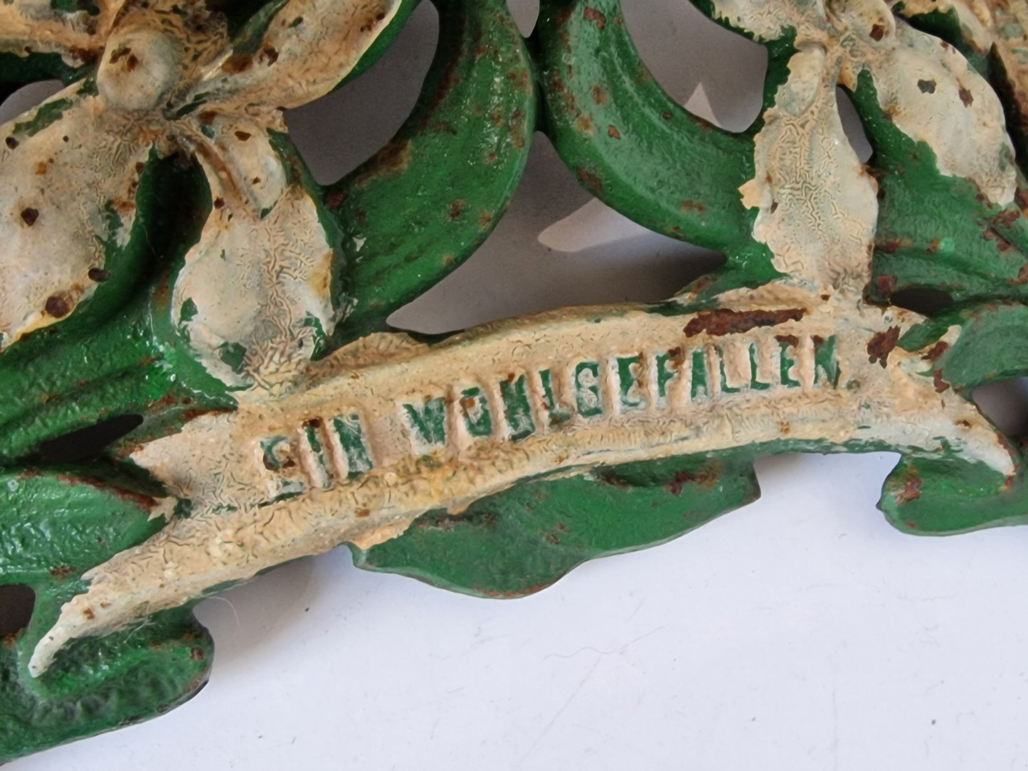 Antique Austrian Art Nouveau Cast Iron Christmas Tree Stand