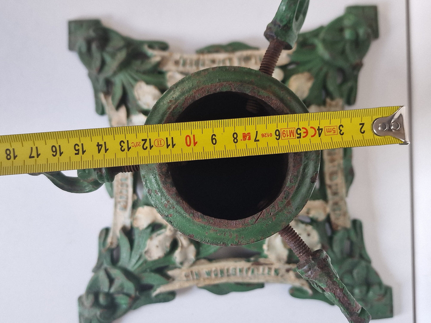 Antique Austrian Art Nouveau Cast Iron Christmas Tree Stand