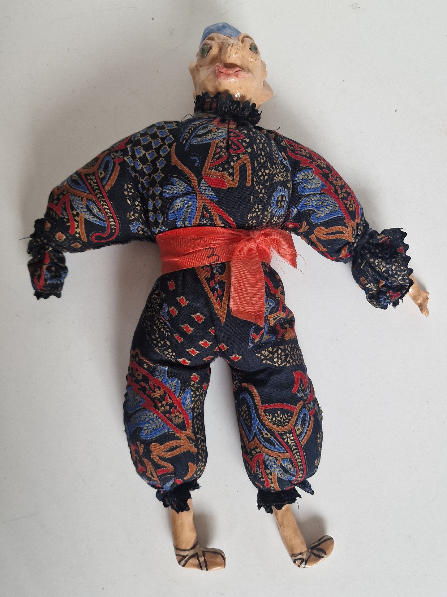 Vintage Handpainted Indian Marionette Puppet Doll