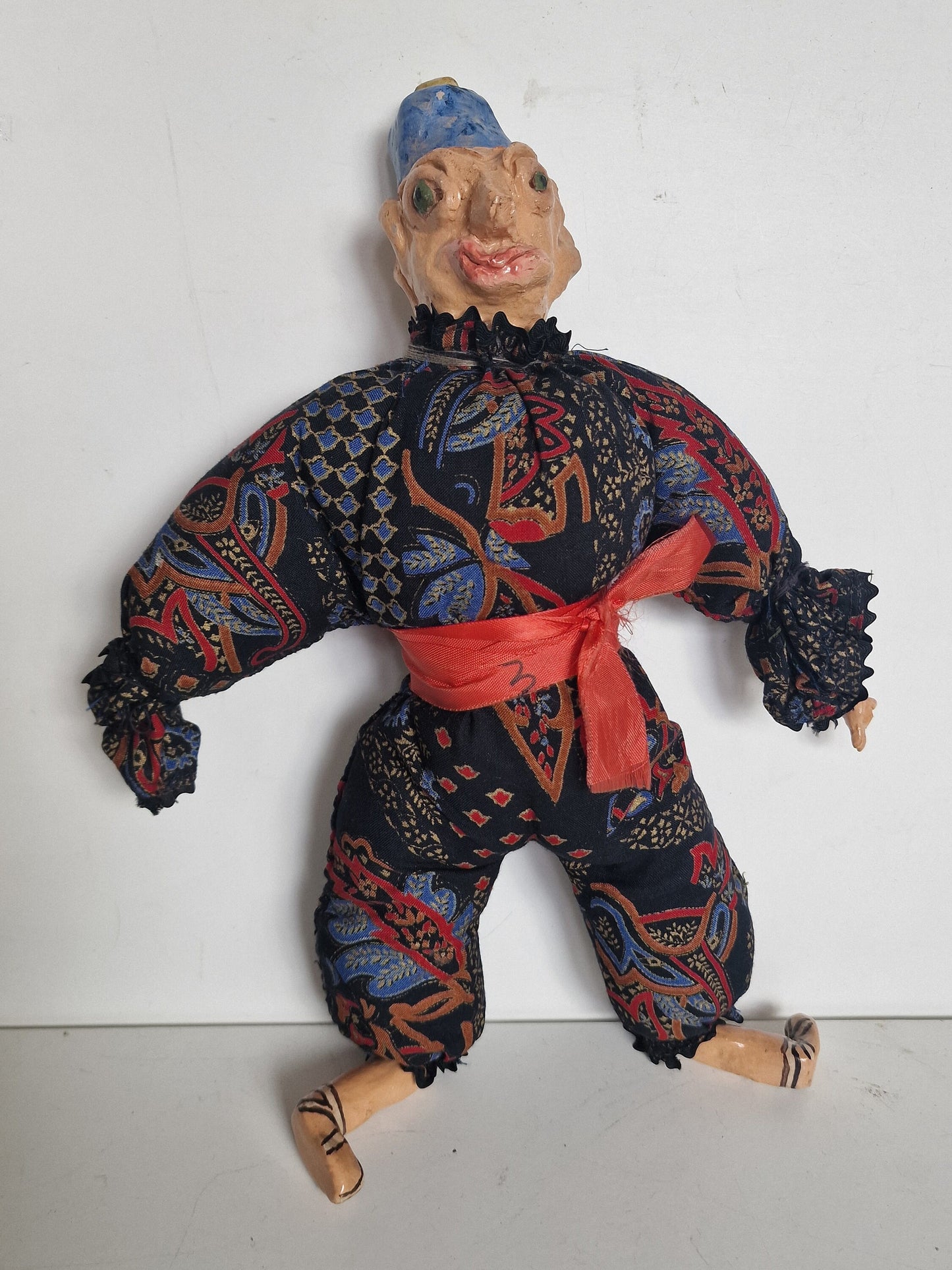 Vintage Handpainted Indian Marionette Puppet Doll