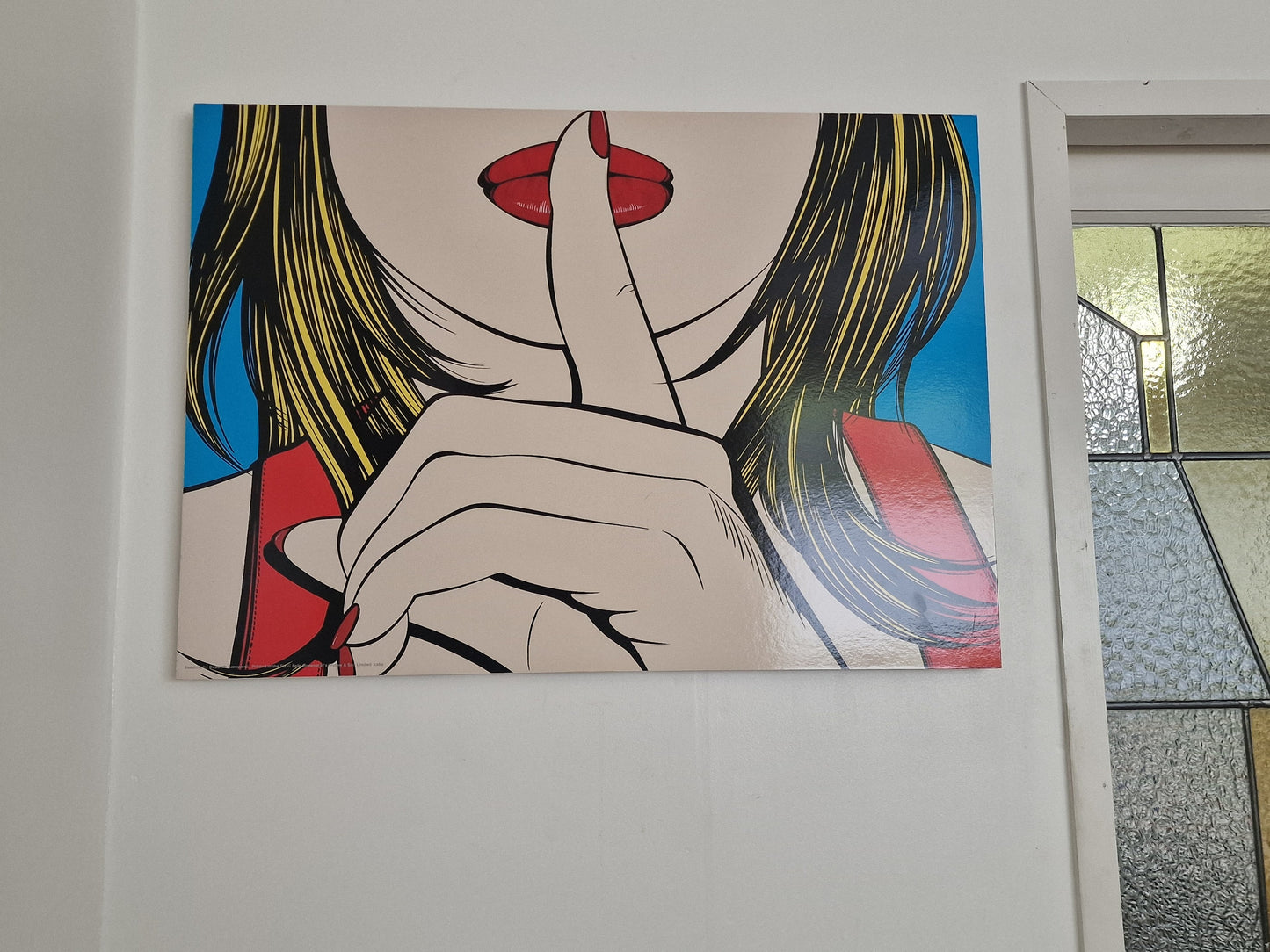 Vintage Deborah Azzopardi 'Sssshhh' Pop Art Print, 1999
