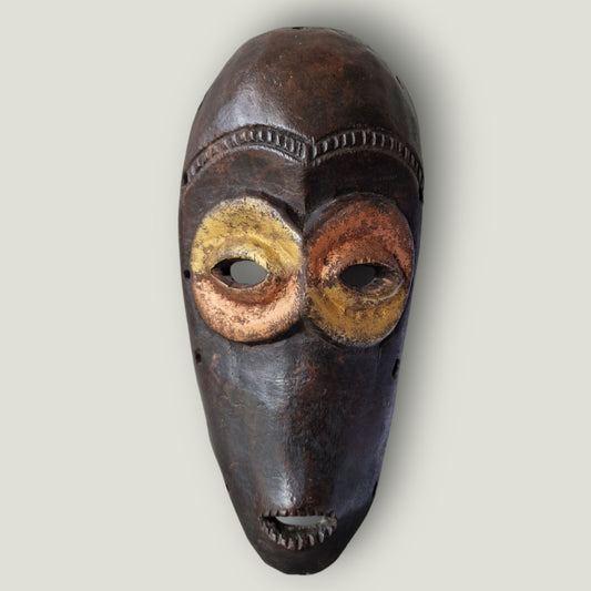 Hand Carved Lega Mask, Congo African Tribal Art