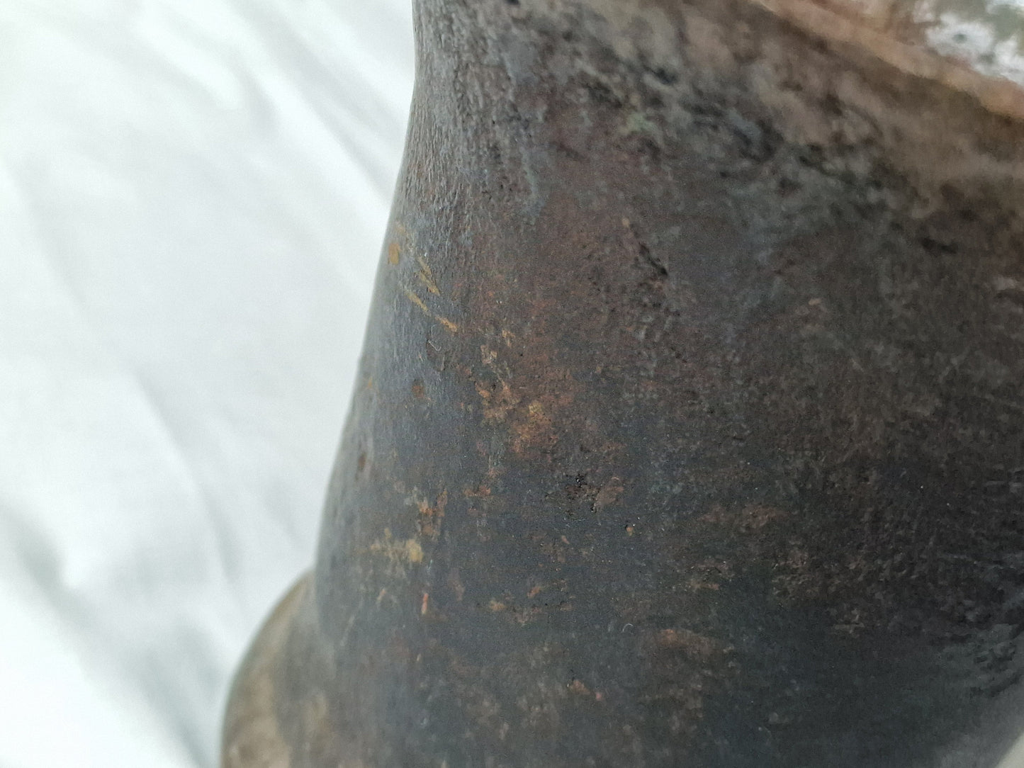 antique european mortar, middelages, 16th century, rare, vijzel antiek, iron