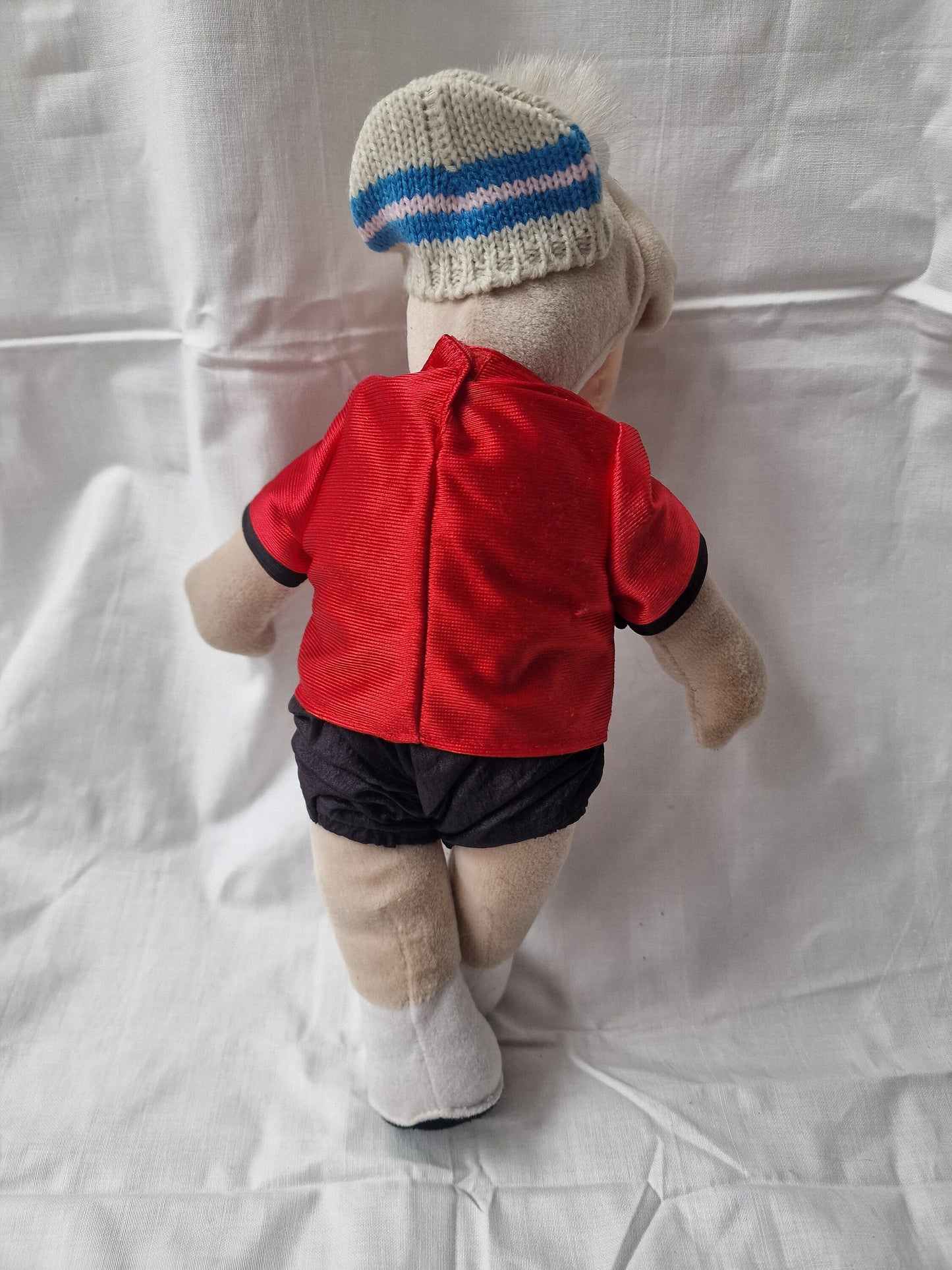 manchester united mascotte doll vintage retired collectable collector item alfie fred the red devil