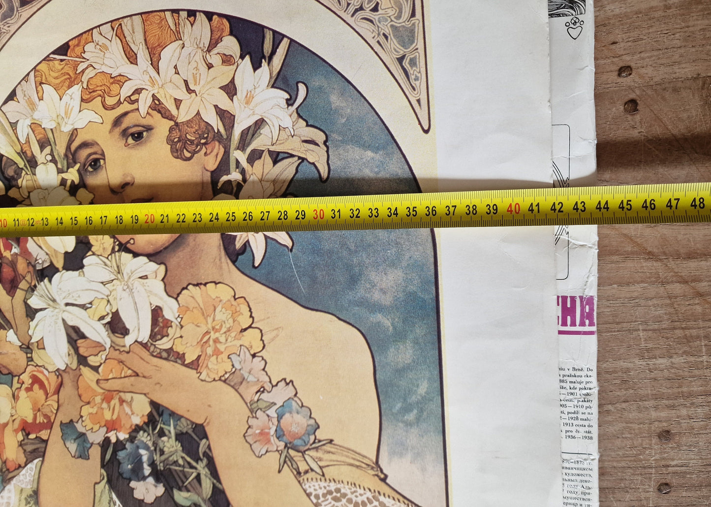 Vintage Mucha Art Nouveau Lithographs, Prague 1970s, Set of 10