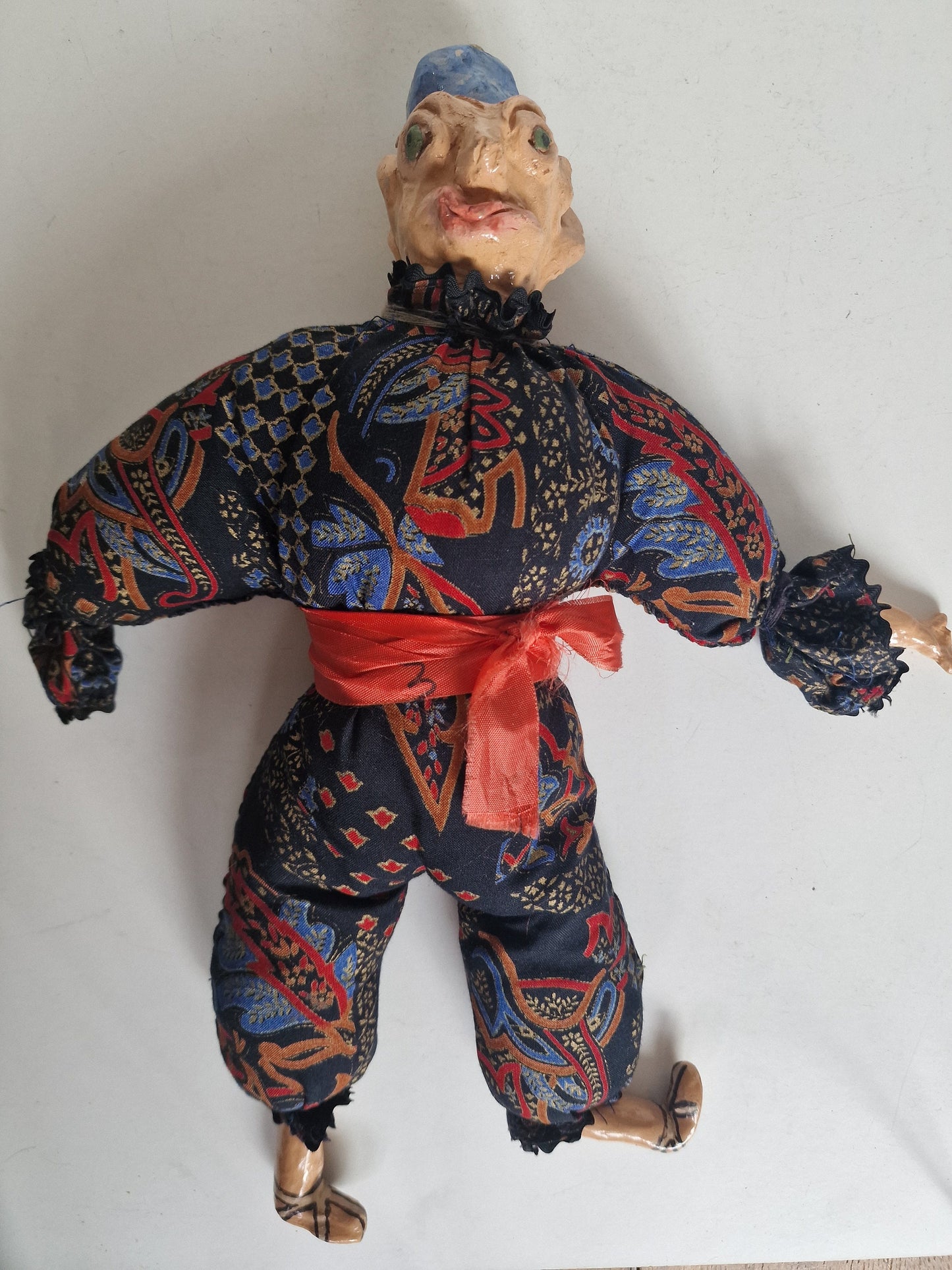 Vintage Handpainted Indian Marionette Puppet Doll