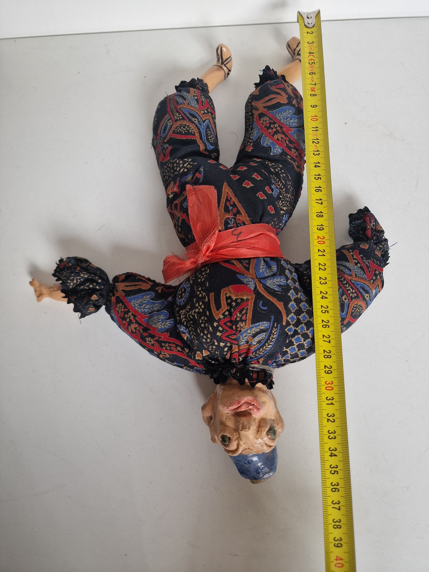 Vintage Handpainted Indian Marionette Puppet Doll
