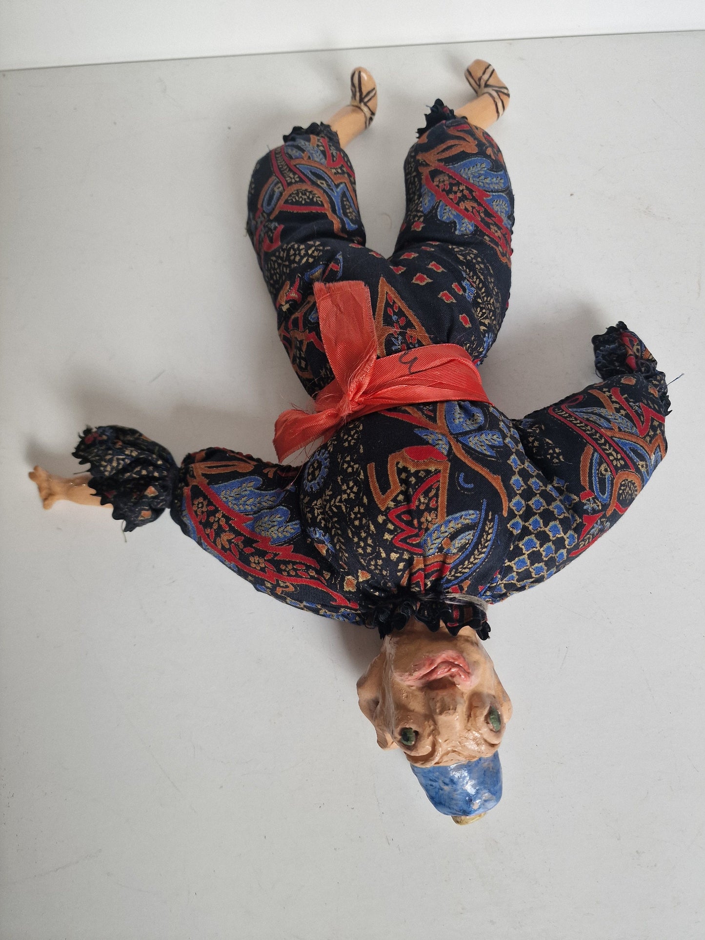 Vintage Handpainted Indian Marionette Puppet Doll