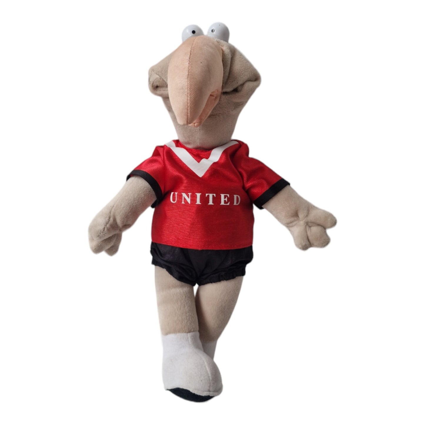 manchester united mascotte doll vintage retired collectable collector item alfie fred the red devil