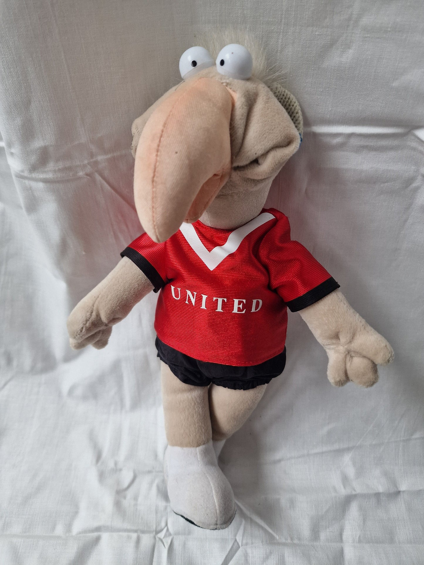 manchester united mascotte doll vintage retired collectable collector item alfie fred the red devil