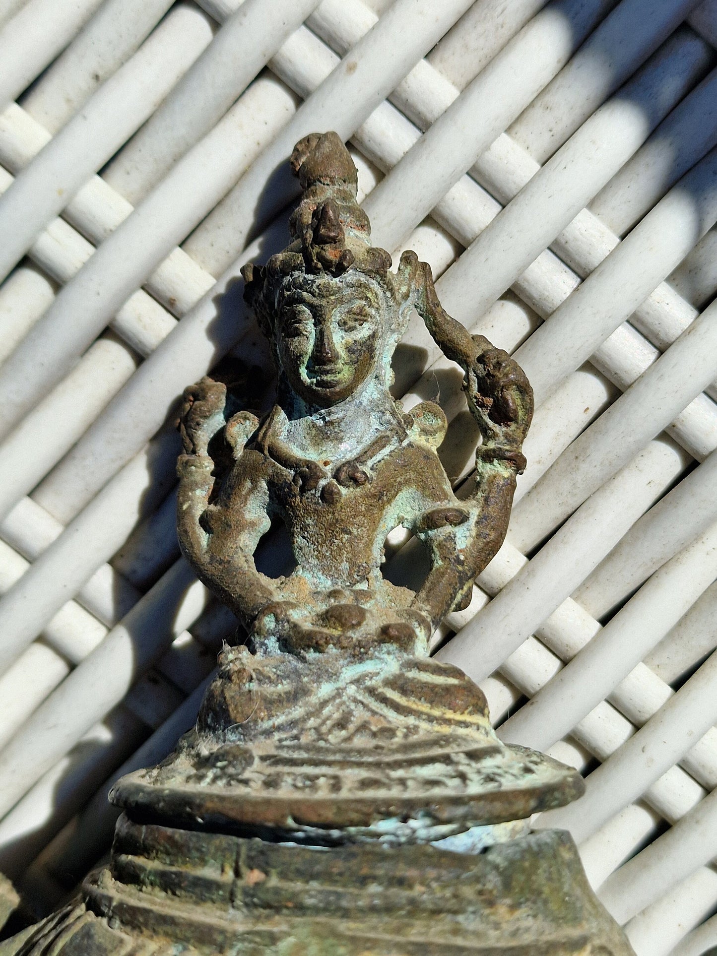 A Chinese bronze censer