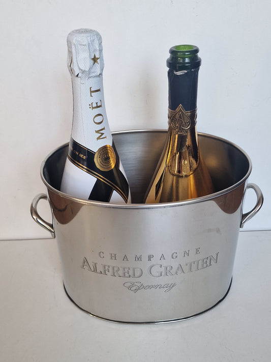 Vintage Alfred Gratien Champagne Bucket, Epernay French Luxe Ice Cooler