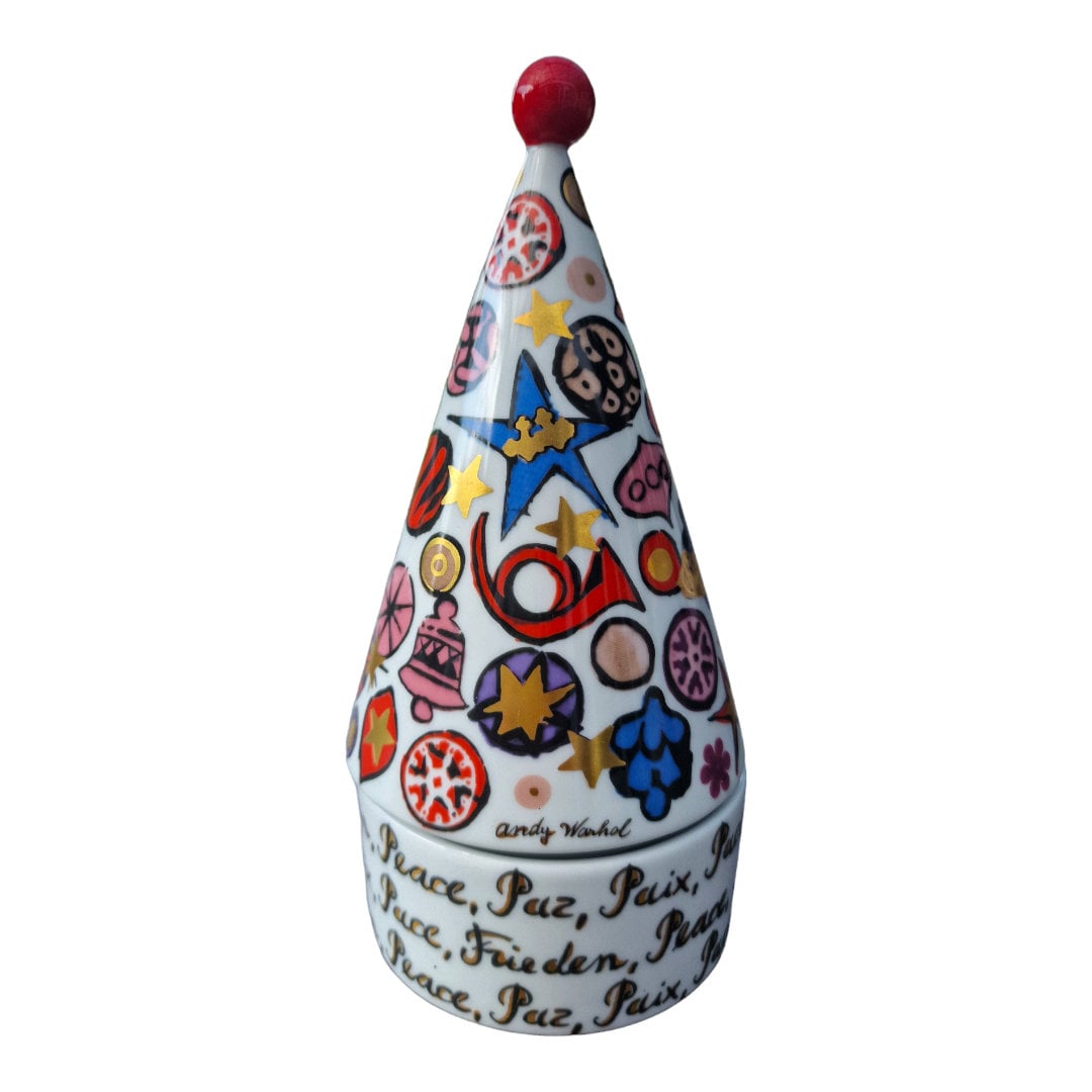 Andy Warhol Rosenthal Music Box, Pop Art Christmas Jingle Bells