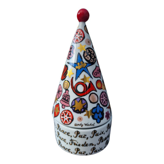 Andy Warhol Rosenthal Music Box, Pop Art Christmas Jingle Bells