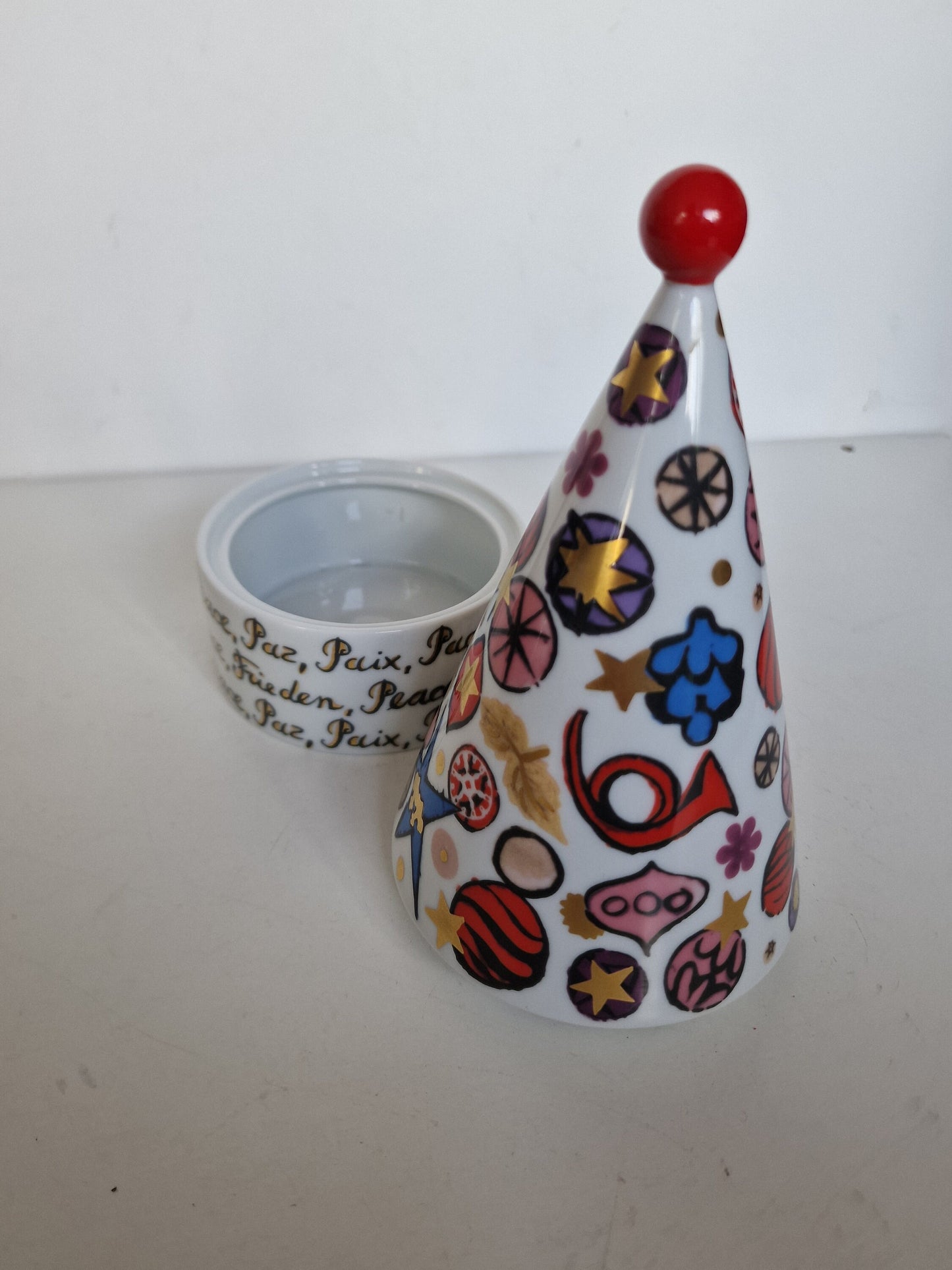 Andy Warhol Rosenthal Music Box, Pop Art Christmas Jingle Bells