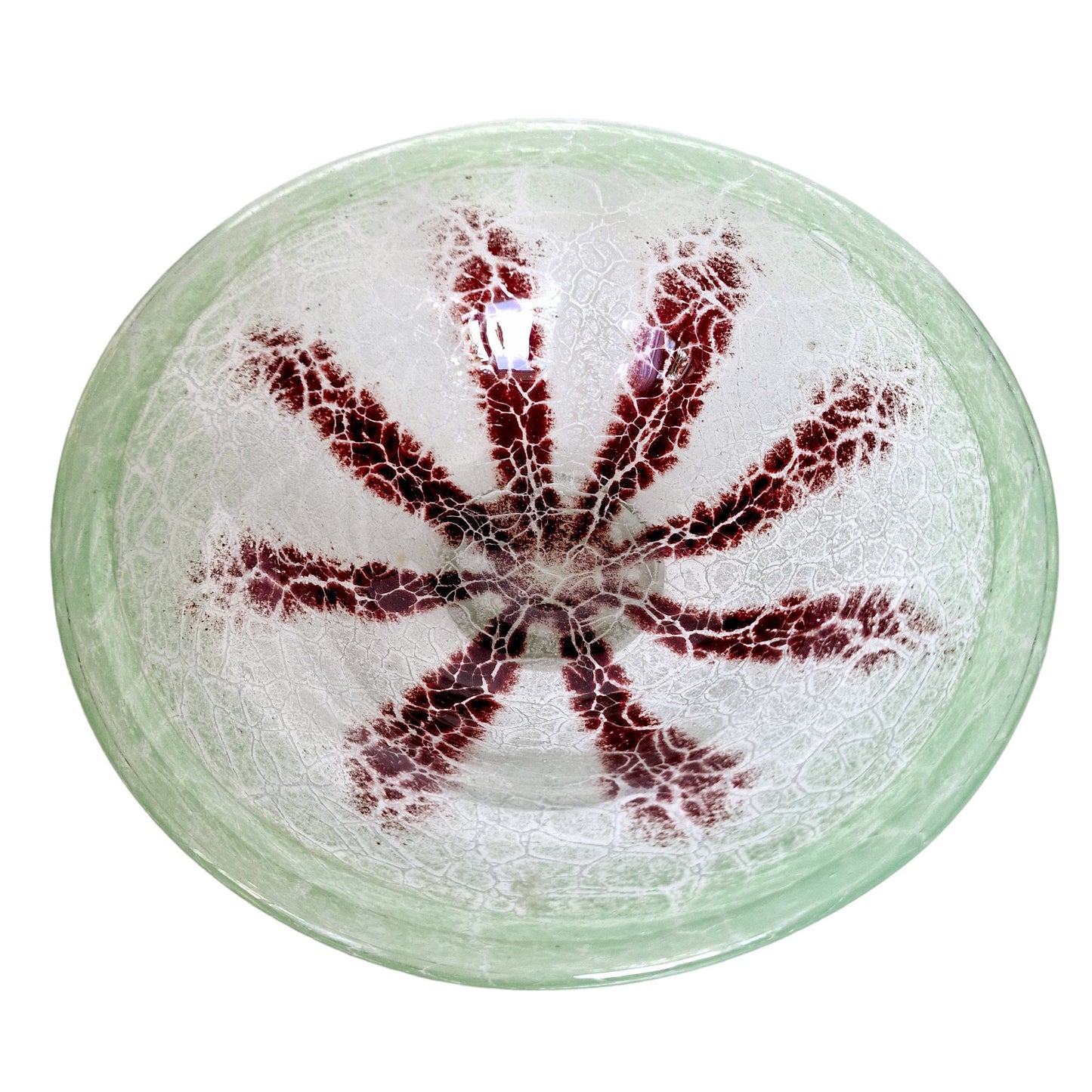 Karl Wiedmann WMF Ikora Art Glass Bowl, Starfish Design, 1930s