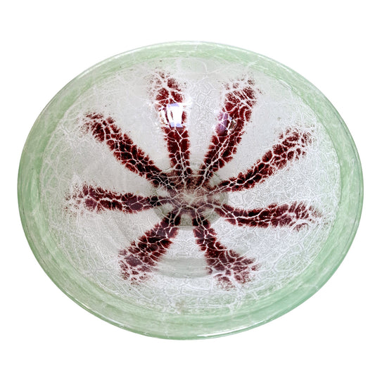 Karl Wiedmann WMF Ikora Art Glass Bowl, Starfish Design, 1930s