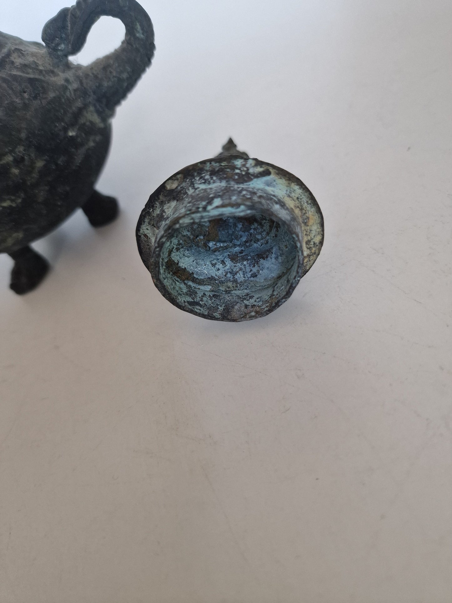 A Chinese bronze censer
