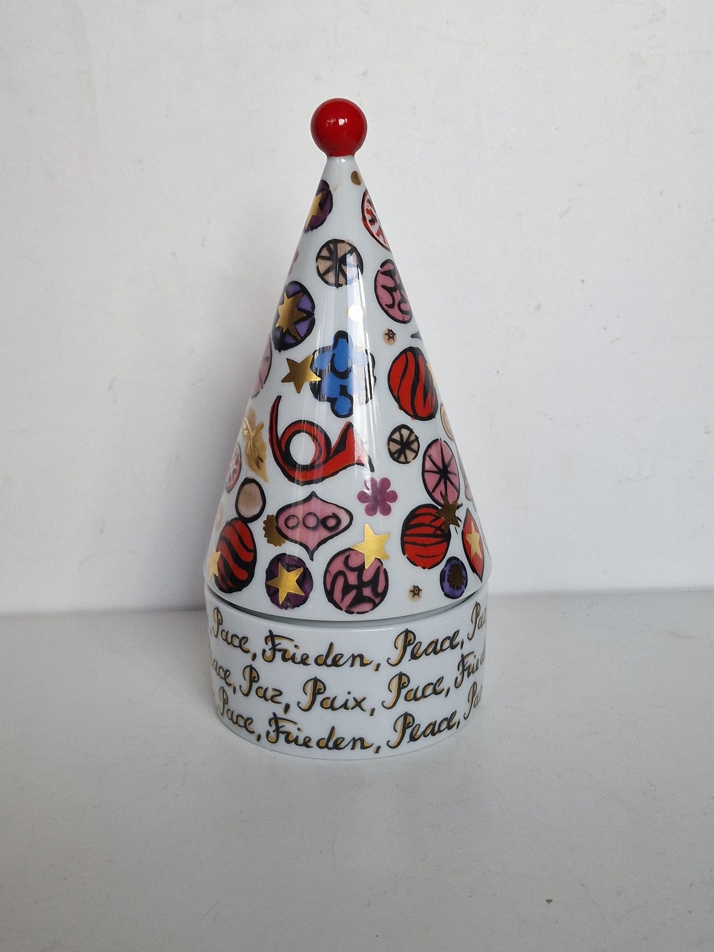 Andy Warhol Rosenthal Music Box, Pop Art Christmas Jingle Bells