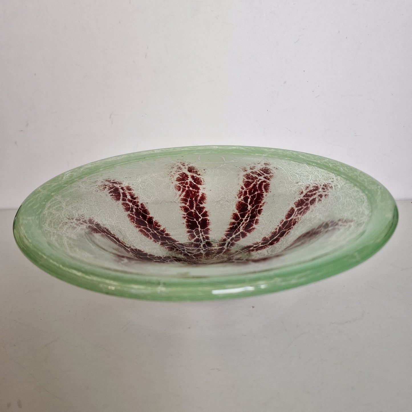 Karl Wiedmann WMF Ikora Art Glass Bowl, Starfish Design, 1930s
