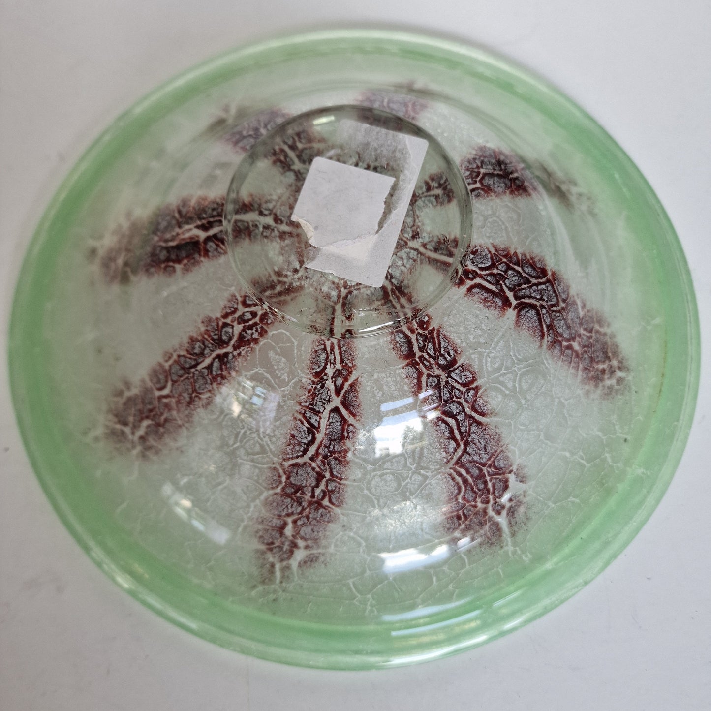Karl Wiedmann WMF Ikora Art Glass Bowl, Starfish Design, 1930s