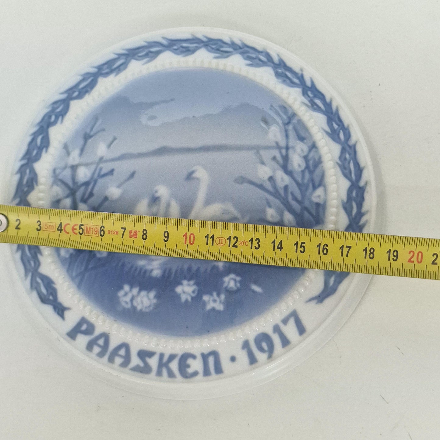 Bing & Grondahl 1917 Easter Plate, Signed Numbered Danmark, Royal Copenhagen