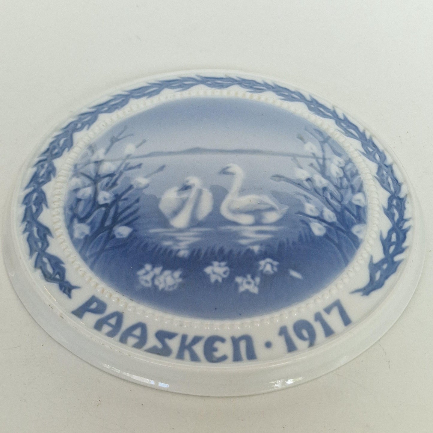 Bing Grondahl 1921 Easter Plate, Kievit Lapwing, Signed Numbered Antique b & g royal copenhagen