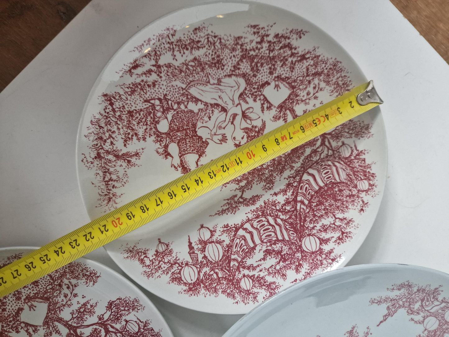 Bjorn Wiinblad Rosenthal Porcelain Plate Set, Midsummer Night Dream