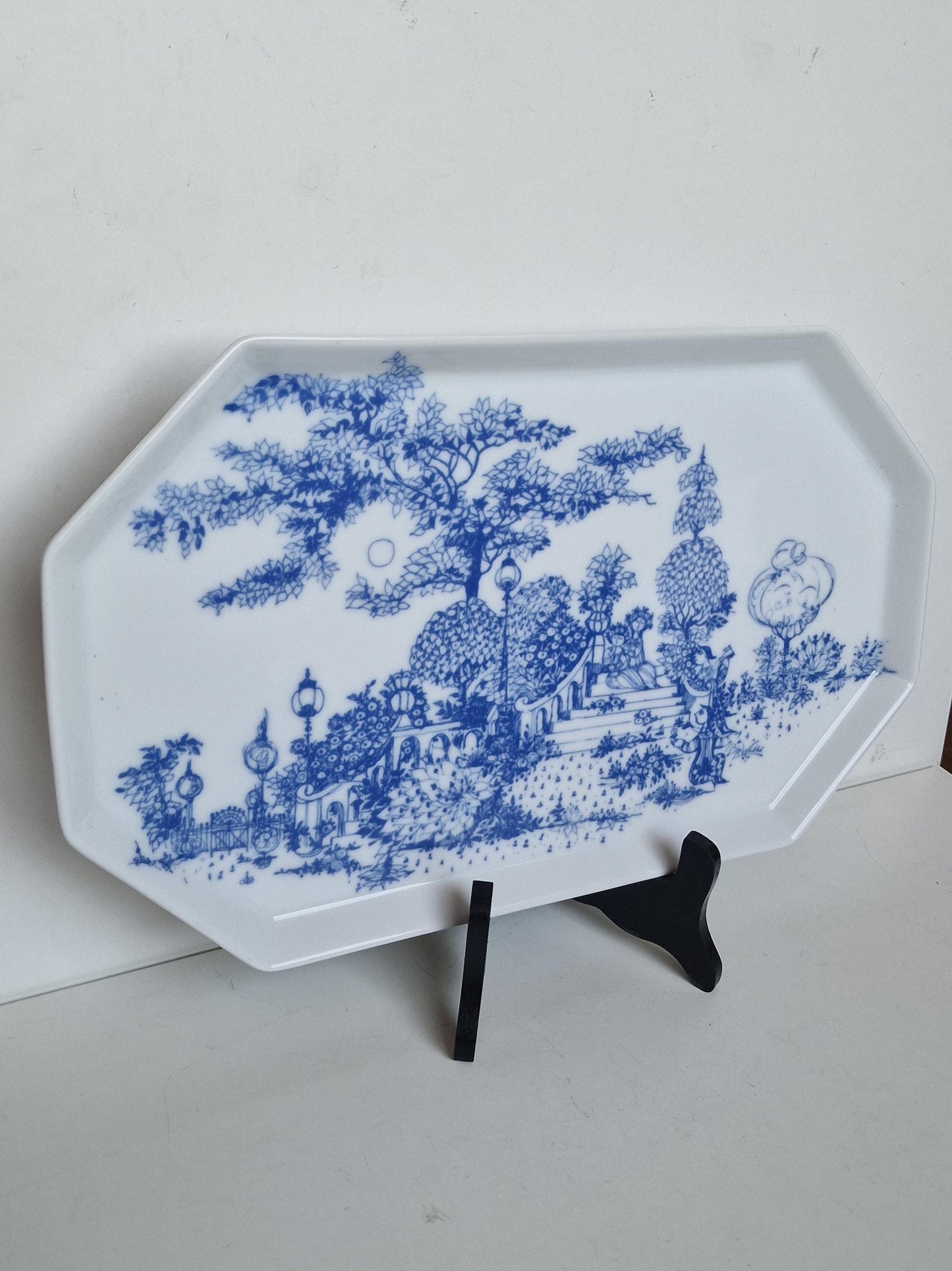 Bjorn Wiinblad Rosenthal Porcelain Plate, Studio-linie Serenade, Hand Painted