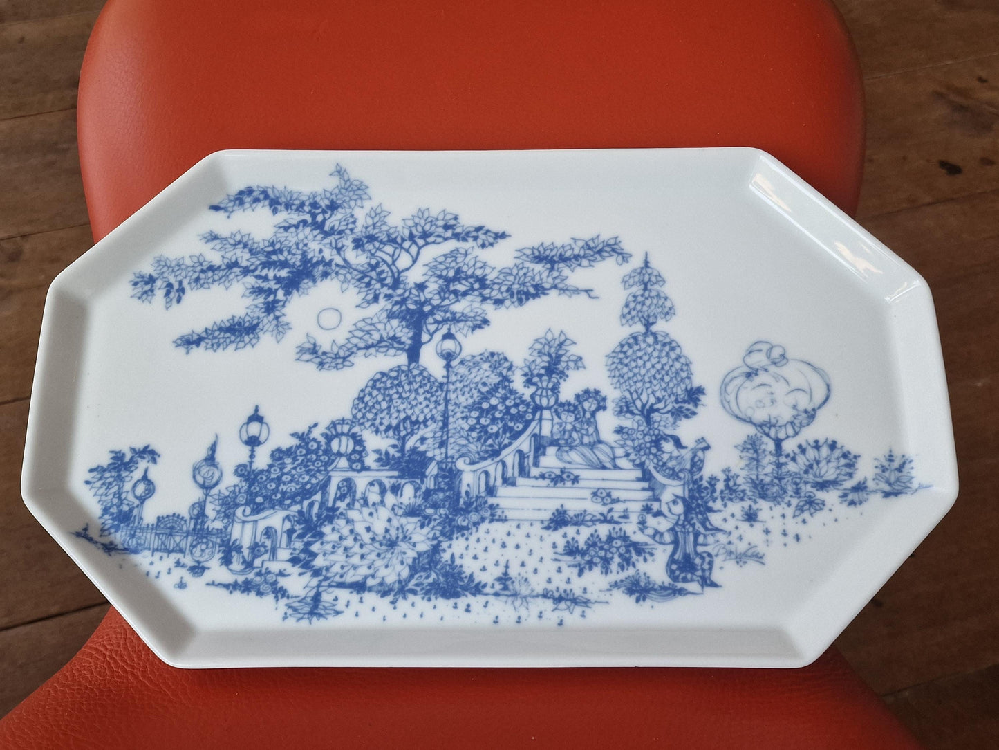 Bjorn Wiinblad Rosenthal Porcelain Plate, Studio-linie Serenade, Hand Painted