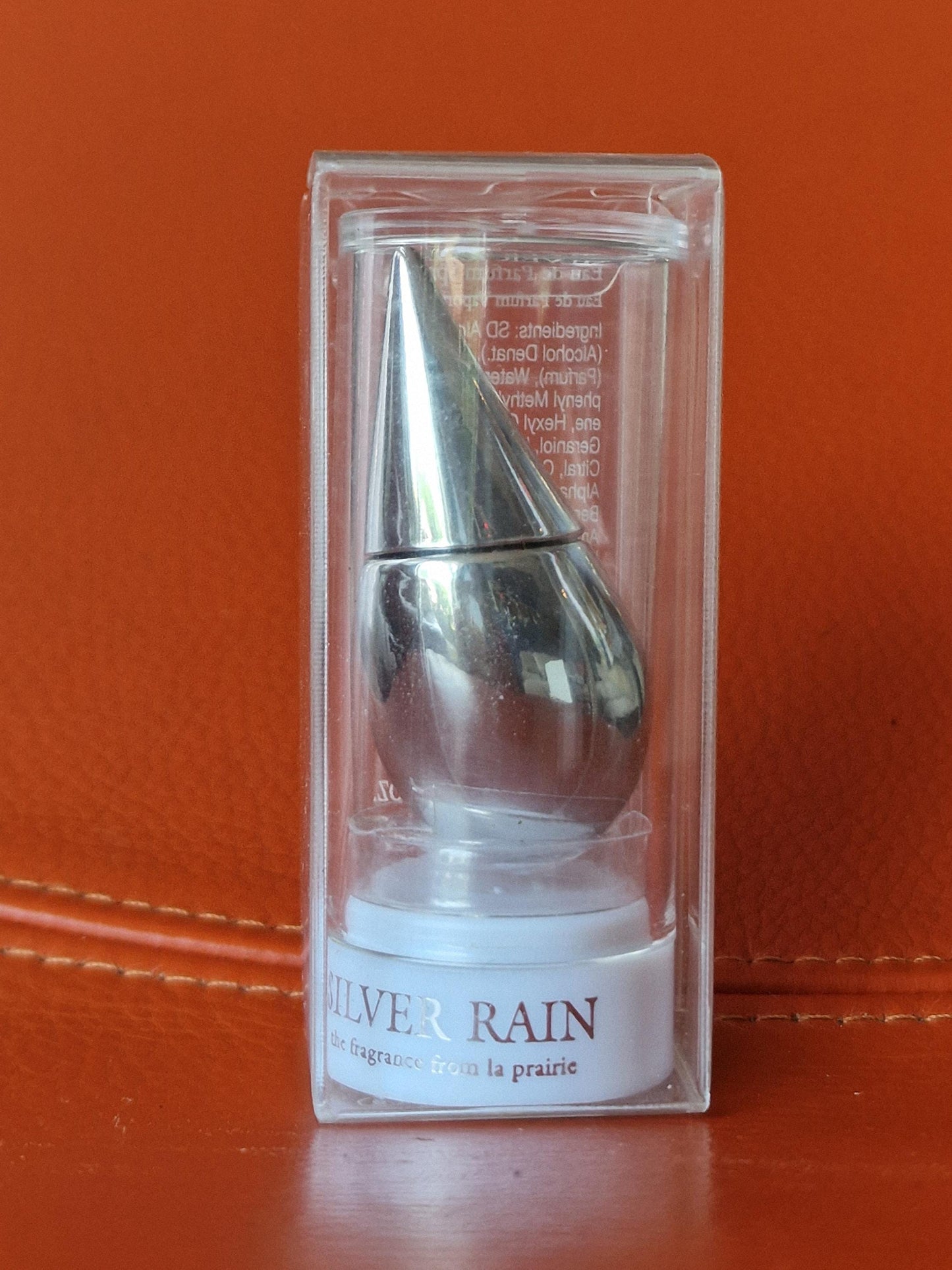 silver rain la prairie retired collector collectable bottle ! Silverrain laprairie 5ml
