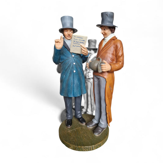 Honoré Daumier – De gerechtsdeurwaarder, mouseion museum figure, polystone, surrealism, limited edition retired deurwaarder