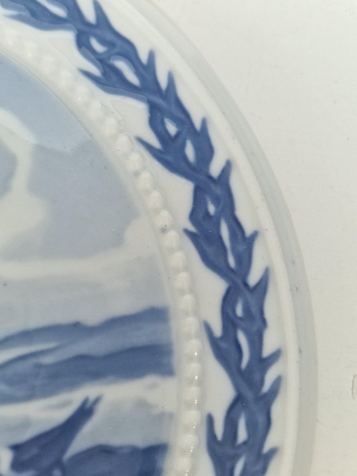 Bing Grondahl 1921 Easter Plate, Kievit Lapwing, Signed Numbered Antique b & g royal copenhagen