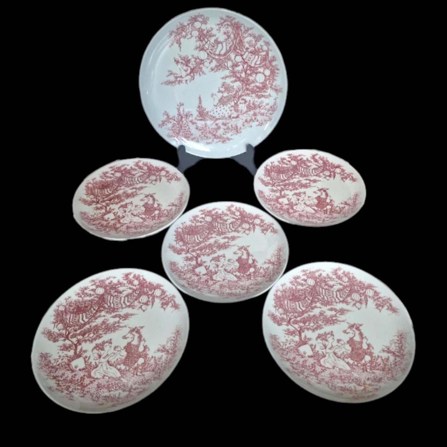 Bjorn Wiinblad Rosenthal Porcelain Plate Set, Midsummer Night Dream