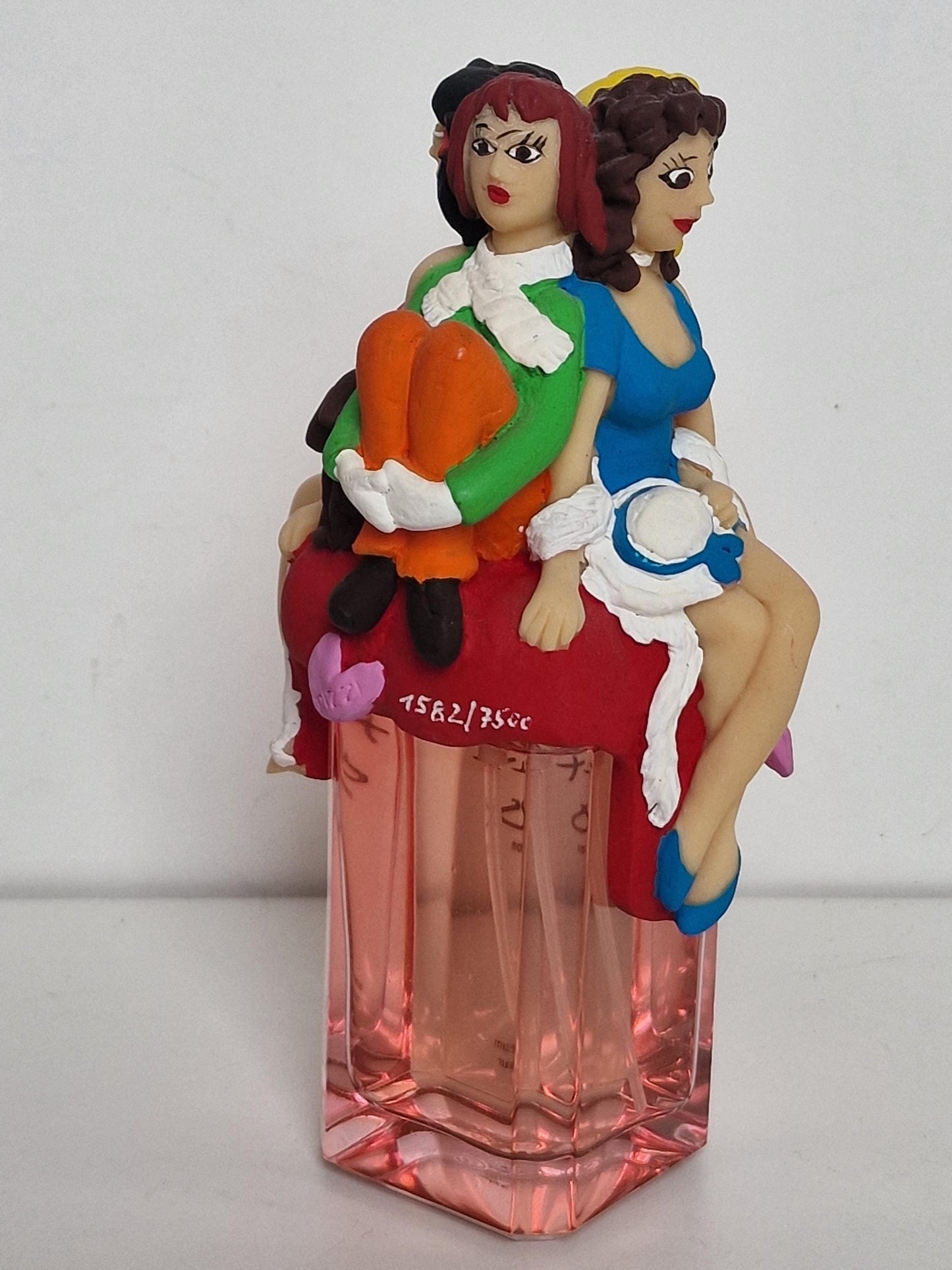 James Rizzi - Four Seasons- signed sculpture on Perfume Bottle, Les Beaux Arts, Limited Edition