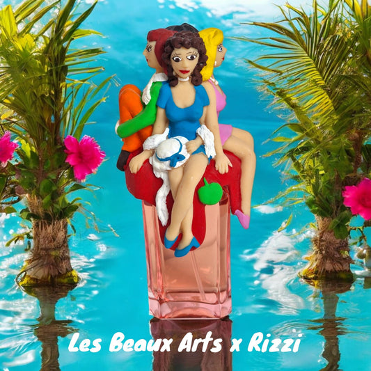James Rizzi - Four Seasons- signed sculpture on Perfume Bottle, Les Beaux Arts, Limited Edition