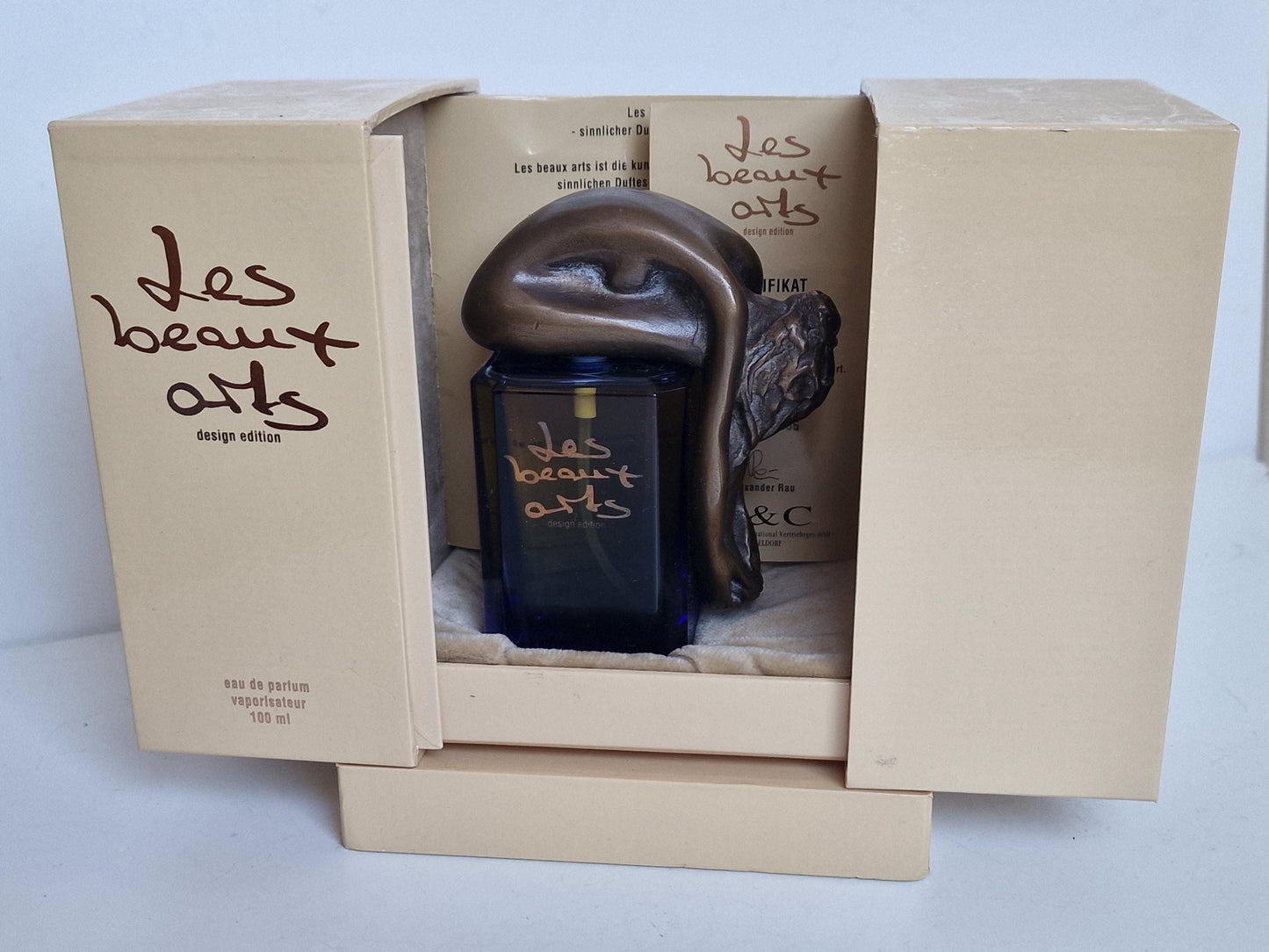 Bruno Bruni Bronze sculpture,  Figure on  Perfume Bottle, Les Beaux Arts, Limited Edition