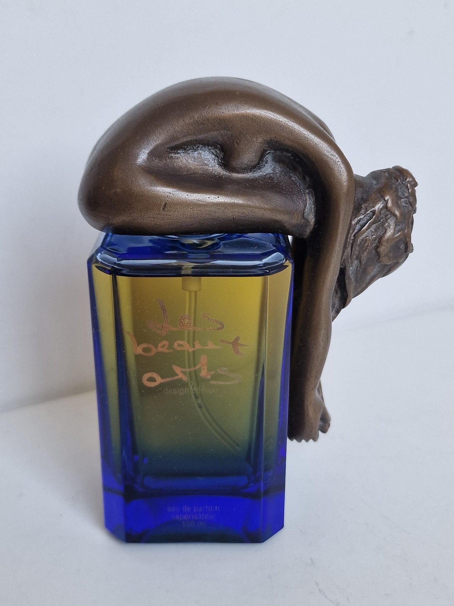 Bruno Bruni Bronze sculpture,  Figure on  Perfume Bottle, Les Beaux Arts, Limited Edition