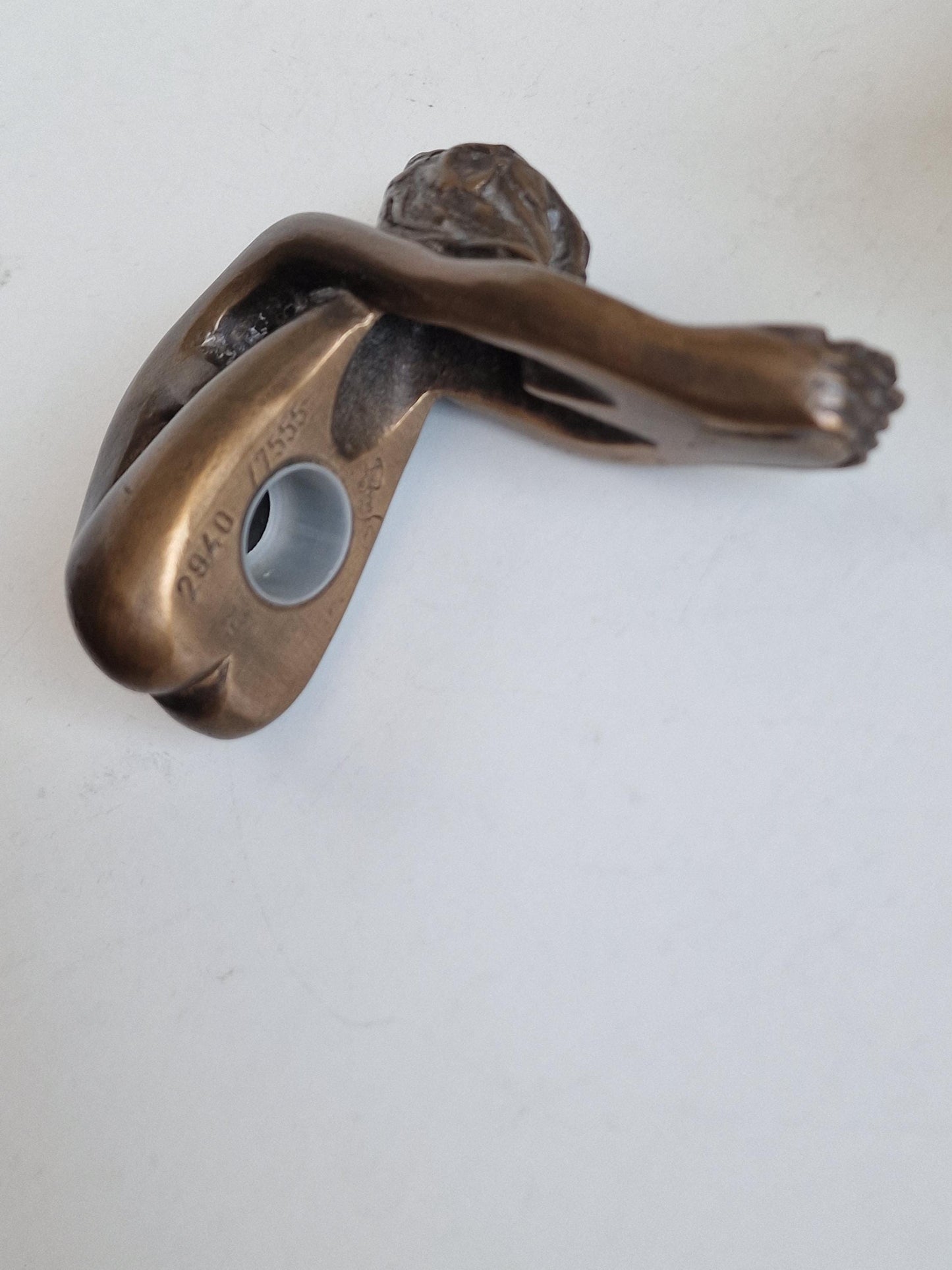 Bruno Bruni Bronze sculpture,  Figure on  Perfume Bottle, Les Beaux Arts, Limited Edition