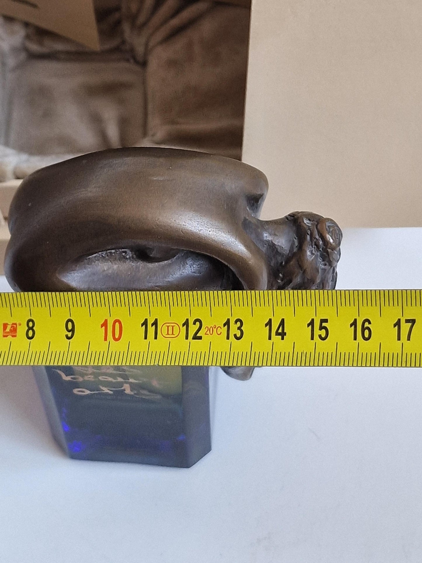 Bruno Bruni Bronze sculpture,  Figure on  Perfume Bottle, Les Beaux Arts, Limited Edition