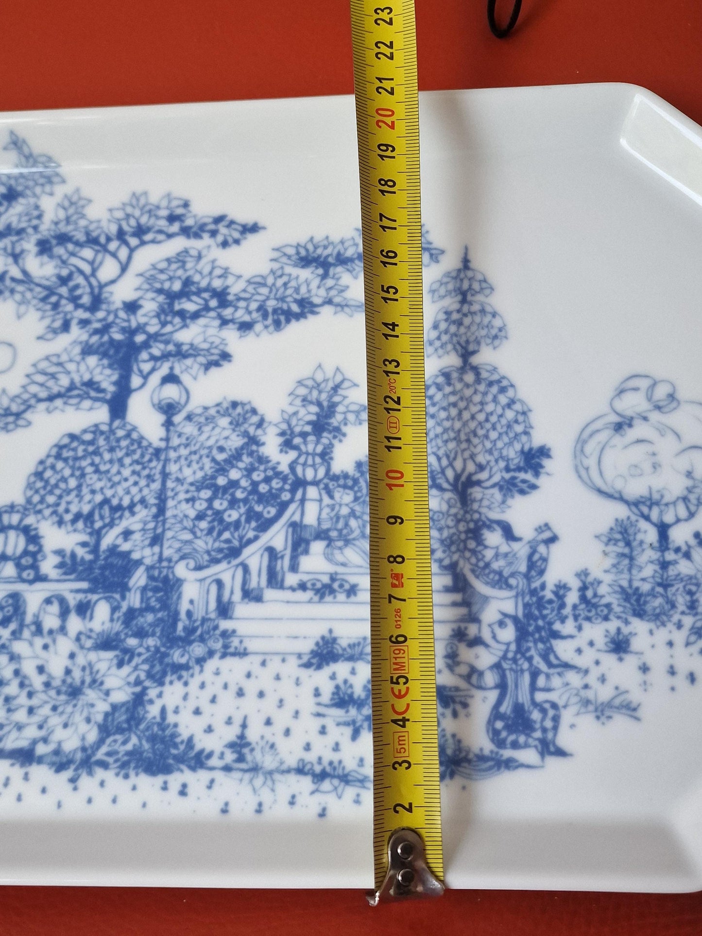 Bjorn Wiinblad Rosenthal Porcelain Plate, Studio-linie Serenade, Hand Painted