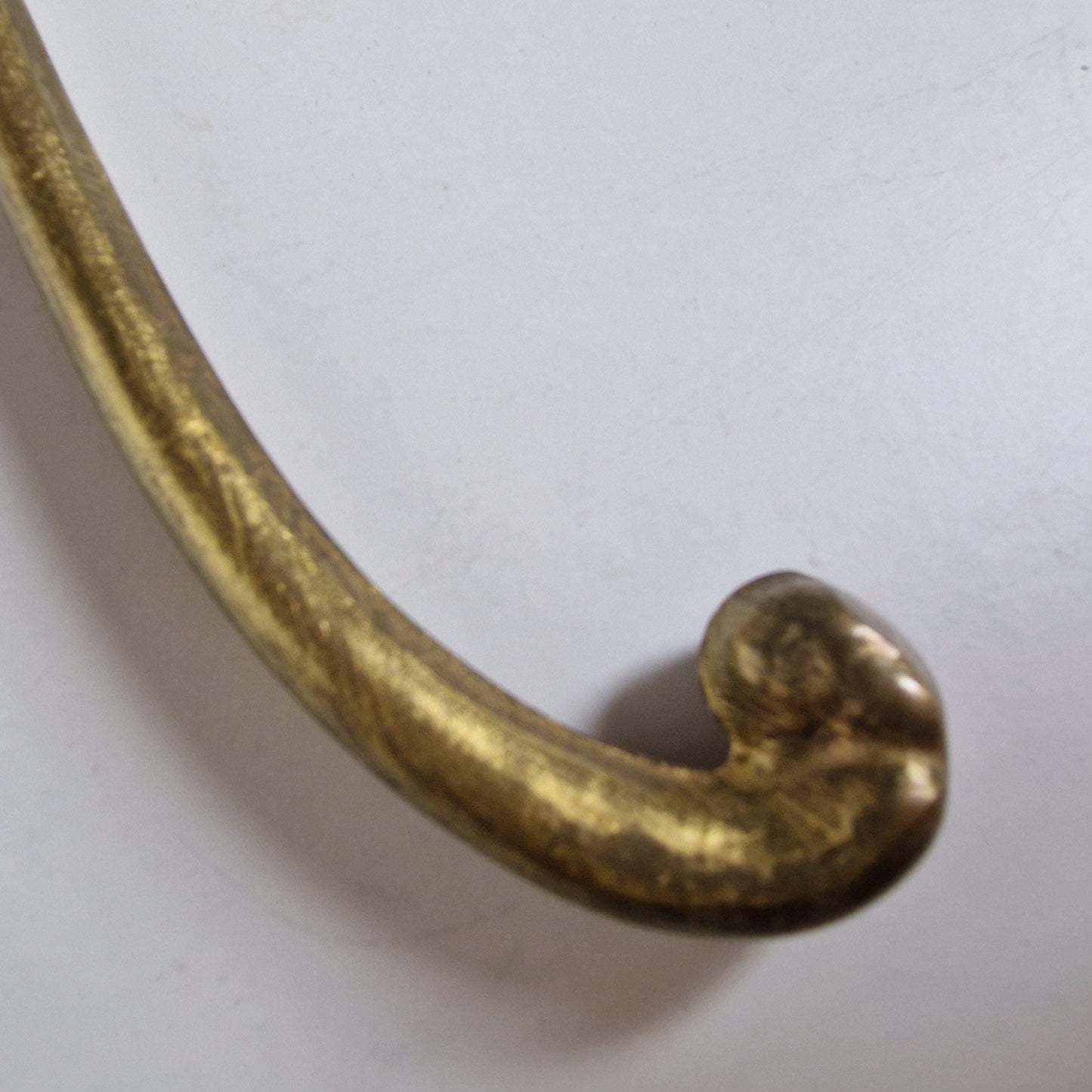 Antique Brass Clothes Hangers, Art Nouveau/Deco Style, Set of 3