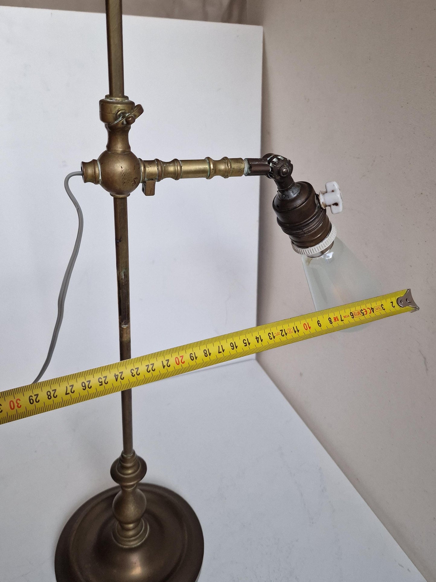 English Copper Table Lamp, EU/USA Compatible, Estate Lighting