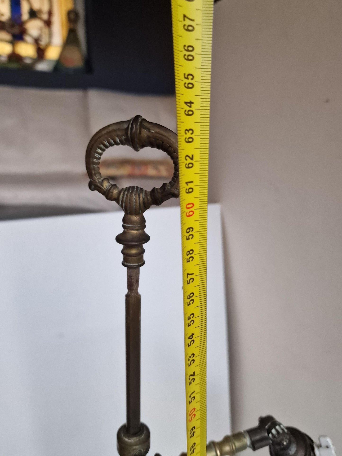 English Copper Table Lamp, EU/USA Compatible, Estate Lighting