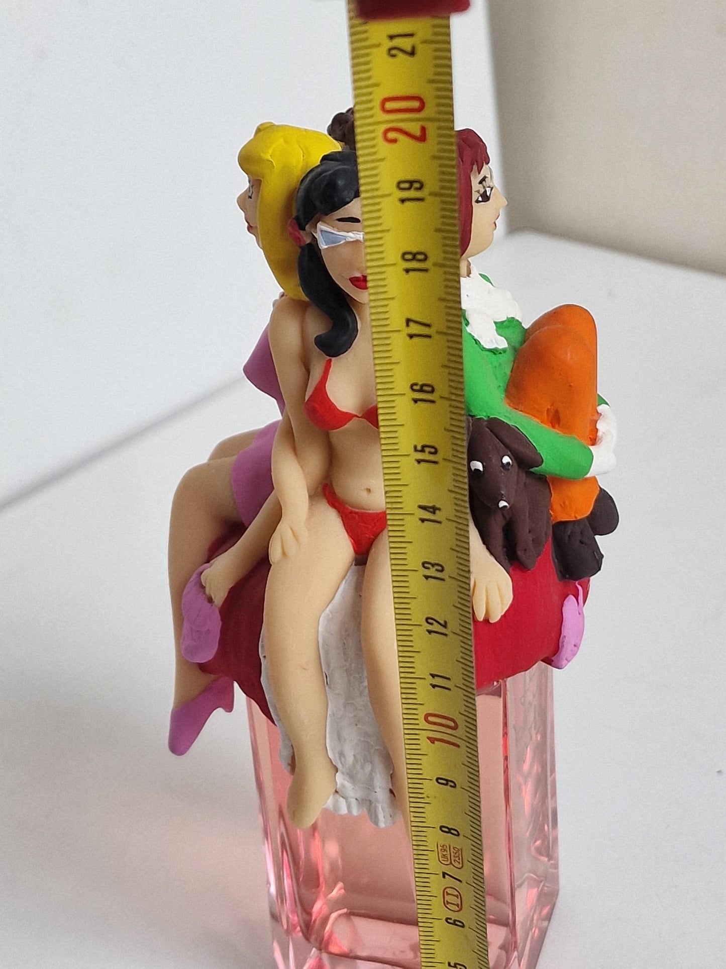 James Rizzi - Four Seasons- signed sculpture on Perfume Bottle, Les Beaux Arts, Limited Edition
