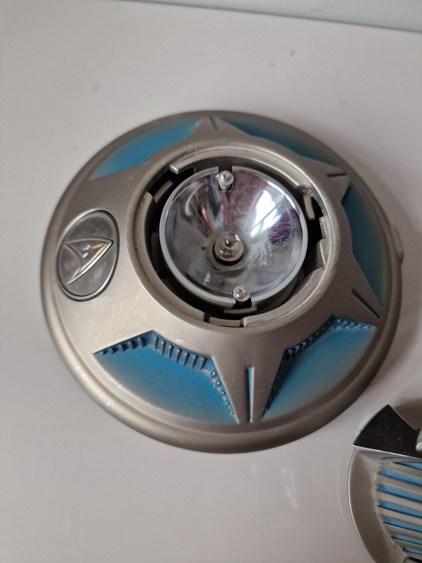 Franklin Mint Star Trek U.S.S. Enterprise Crystal Ball, Lighted Display