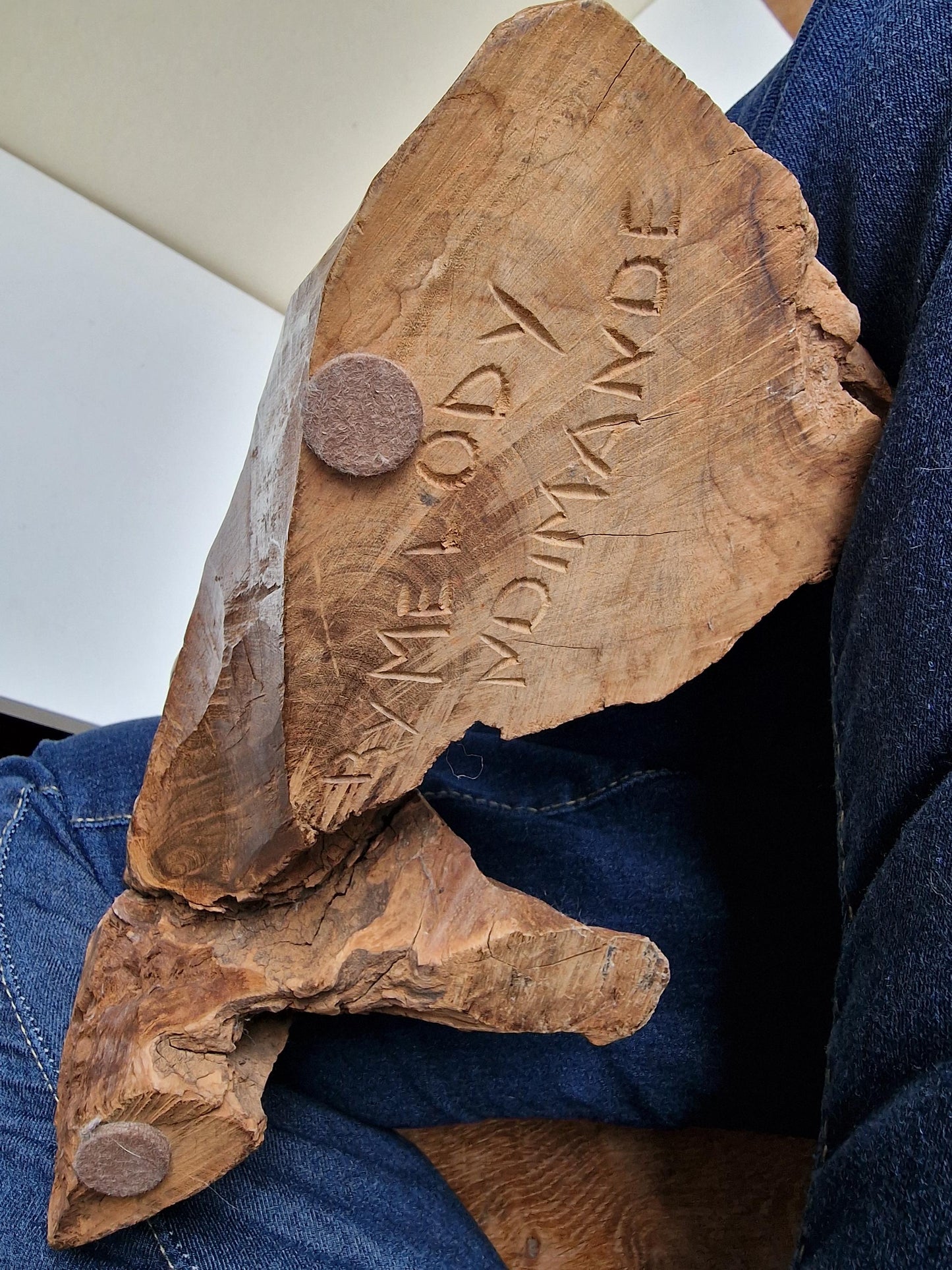 Signed Melodie nDimande Wood Carving – South African Figural Art (68cm XL Sculpture)